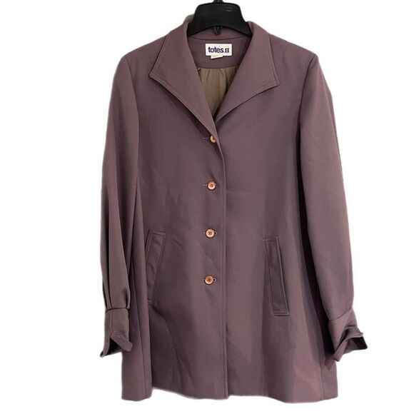 Totes 2 Vintage 70’s , 80’s Raincoat Lilac Purple Lined No Flaws Sz 6 - Picture 1 of 6